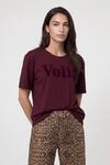 T-Shirt MONARI "Shirt Voil&aacute;", Damen, Gr. 34, rot (dkbordeaux), Web, Obermaterial: