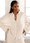 LASCANA Pyjamaoberteil mit edlem Allover-Druck