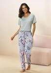 Vivance Dreams by Lascana Pyjama Set, 2 tlg. mit Blumendruck