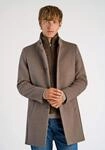Kurzmantel LINDBERGH "Mantel Relaxed Fit", Herren, Gr. S, mid braun, Obermaterial:
