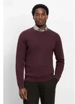 Strickpullover OLYMP "OLYMP Level Five Strick, Pullover Rundhals", Herren, Gr. M,