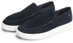 Slipper TOMMY HILFIGER "MODERN LIGHT SUEDE LOAFER", Herren, Gr. 42, dunkelblau,