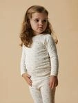 Lil Atelier Langarmshirt "NMFGAGO LS SLIM TOP LIL NOOS" weiche Jersey...