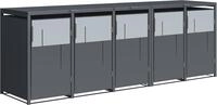 WESTMANN M&uuml;lltonnenbox "Tonus 5" BxTxH: 330x80x116 cm, f&uuml;r 5x240 L M&uuml;lltonnen