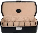 Uhrenbox WINDROSE "Merino, 803740.08", schwarz (schwarz, beige),...