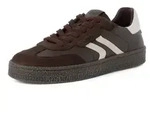 Sneaker TAMARIS, Herren, Gr. 41, braun (mokka), Glattleder, Veloursleder,