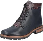 Schn&uuml;rstiefelette RIEKER, Damen, Gr. 39, schwarz, Lederimitat, Schuhe