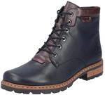 Schn&uuml;rstiefelette RIEKER, Damen, Gr. 39, schwarz, Lederimitat, Schuhe