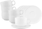 Seltmann Weiden Tasse "Milchkaffeetassen mit Untertassen Sento Home 350 ml 6er Set