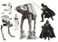 Komar Wandtattoo "Star Wars Doomed - Gr&ouml;&szlig;e 100 x 70 cm" selbstklebend, Wandsticker,