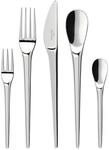 Villeroy & Boch Besteck-Set "Tafelbesteck NewMoon 180er Set silber"