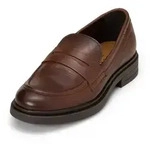 Loafer MARC O'POLO "aus weichem Schafleder", Damen, Gr. 37, braun (cognac),