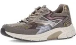 Keilsneaker ROLLINGSOFT, Damen, Gr. 37, dunkelbraun kombiniert, Glattleder, Textil,