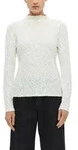 Langarmshirt S.OLIVER BLACK LABEL, Damen, Gr. 40, ecru, Web, Obermaterial: 95%