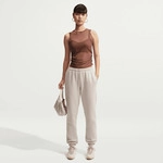 Jogginghose NIKE SPORTSWEAR "W NK STDO FLC MW MR STD CF PNT", Damen, Gr. M,...