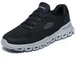 Slip-On Sneaker SKECHERS "GLIDE-STEP-NOLTEK", Herren, Gr. 41, schwarz (schwarz,