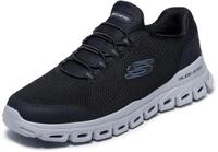 Slip-On Sneaker SKECHERS "GLIDE-STEP-NOLTEK", Herren, Gr. 41, schwarz (schwarz,