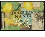 Fu&szlig;matte SALONLOEWE Gr. 3, bunt (gelb, gr&uuml;n, bedruckt), B:75cm H:7mm L:190cm,