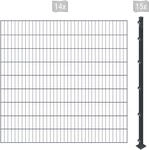 Arvotec Einstabmattenzaun "ESSENTIAL 180 zum Einbetonieren" Zaunh&ouml;he 180 cm,