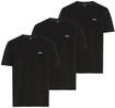 T-Shirt BOSS GREEN "Tee 3Pack Regular Fit", Herren, Gr. L, schwarz001, Single Jersey,