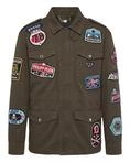 Blouson PHILIPP PLEIN "Military", Herren, Gr. S, braun (65, military), Stoff: 100%