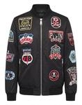Blouson PHILIPP PLEIN "Bomberjacke", Herren, Gr. S, schwarz (02, schwarz), Stoff: