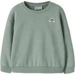 Name It Sweatshirt "NMFVALLENE LS RLX SWEAT UNB", Baumwollmischung, Stickerei