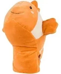 Handpuppe STERNTALER "Clownfisch", dunkel gelb, Puppen, Kinder, Flauschstoff