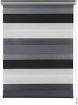 Doppelrollo MYDECO "Just-Triple" Gr. 6, grau (grau, wei&szlig;), B:80cm H:210cm,