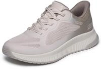 Skechers Slip-On Sneaker "BOBS SQUAD 4" Slipper, Freizeitschuh, Halbschuh mit Memory