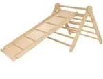 Kletterger&uuml;st PINOLINO "Kletterset &raquo;Kari&laquo; mit Dreieck und Brett", beige...