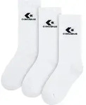 Socken CONVERSE "CHU 3PK LIGHTWEIGHT COTTON CRE", Damen, Gr. S, wei&szlig;, Obermaterial: