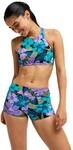 Bikini-Hose ROXY "Roxy Active Shorty", Damen, Gr. L, bunt (viola golden gal s),