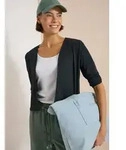 Cardigan CECIL, Damen, Gr. XXL (46), schwarz (palm breeze gr&uuml;n), Web, 95%...