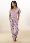 Vivance Dreams by Lascana Pyjama Set, 2 tlg. mit Blumendruck