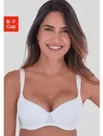 Schalen-BH S.OLIVER "Maelle", Damen, Gr. 75, Cup D, wei&szlig;, Microtouch,...