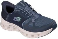 Slip-On Sneaker SKECHERS "GLIDE-STEP PRO", Damen, Gr. 35, blau (navy), Textil,