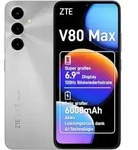 ZTE Smartphone "V80 Max", Energieeffizienz: A (A-G), stellar silber, 128 GB,