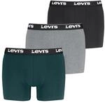 Boxershorts LEVI'S "LEVIS MEN REPEAT LOGO BOXER BRIEF 3P", Herren, Gr. L, bunt