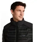 Steppweste TOM TAILOR, Herren, Gr. XXL, schwarz, Steppware, Obermaterial: 100%