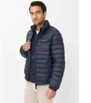Steppjacke BRAX "Style BRAD", Herren, Gr. M, blau (navy), Web, 100% Polyamid,...