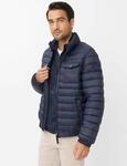 Steppjacke BRAX "Style BRAD", Herren, Gr. M, blau (navy), Web, 100% Polyamid, Jacken
