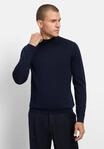Strickpullover OLYMP "OLYMP Casual Strick, Pullover", Herren, Gr. XXL, marine, 50%