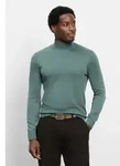 Strickpullover OLYMP "OLYMP Casual Strick, Pullover", Herren, Gr. XL, gr&uuml;n, 50%