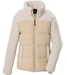 Steppjacke KILLTEC "KOW 170 GRLS QLTD JCKT", Kinder, Gr. 152, beige (creme),
