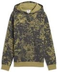 Hoodie PUMA "PUMA Sport Camo Fleece-Hoodie Jungen", Kinder, Gr. 128, chai latte