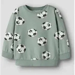 Name It Sweatshirt "NMMLOUIE LS NREG SWEAT BRU BOX", Baumwollmischung, regular fit