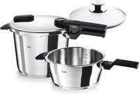 Fissler Schnellkochtopf "VitaquickElemental Dampfkochtopf Premium Drucktopf" Set, 2