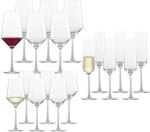 Zwiesel Glas Weinglas "Wein- und Sektgl&auml;serset Pure 18er Set transparent"
