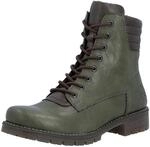 Rieker Schn&uuml;rstiefelette Schn&uuml;rboots, Profilsohle, mit Blockabsatz